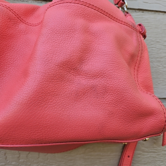 kate spade coral pink Cobble Hill Little Minka crossbody bag with top handle - Picture 12 of 15